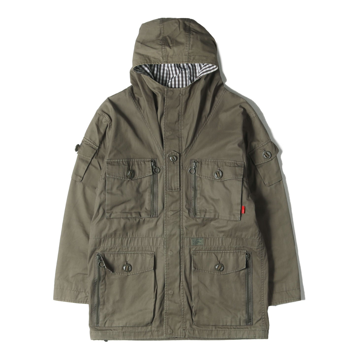 WTAPS (ダブルタップス) 裏地ギンガムチェック ミリタリー パラ 