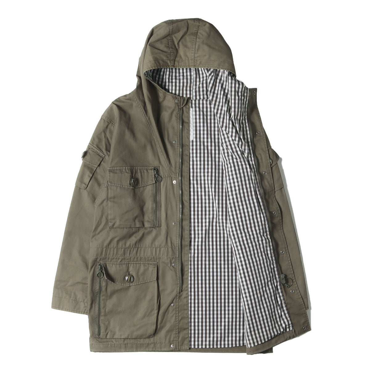 WTAPS (ダブルタップス) 裏地ギンガムチェック ミリタリー パラ 