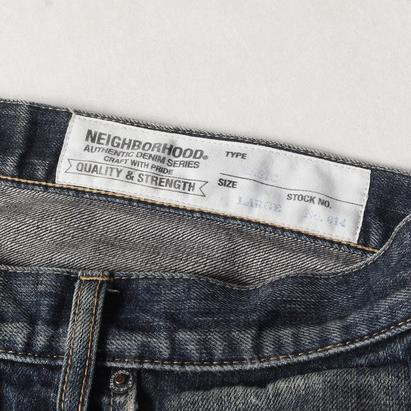 ウォッシュド ベーシック デニムパンツ(WASHED. BASIC / 14OZ-PT)
