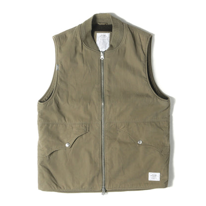 ミリタリー 裏ボア ジップ ベスト(WILL MILITARY BOA VEST)