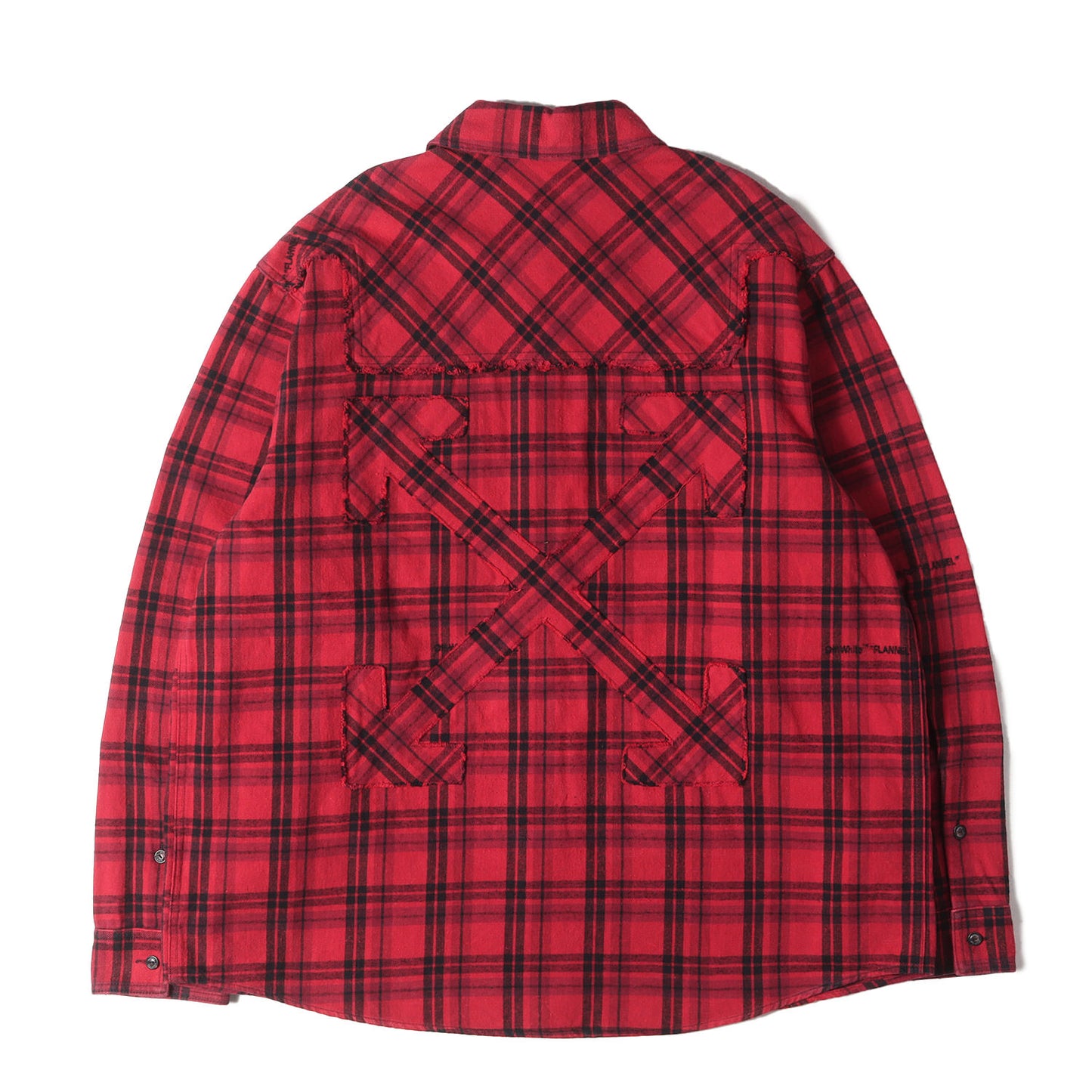 20AW パッチアロー オーバーサイズ チェック フランネルシャツ(ARROW PATCHED FLANNNEL CHECK OVERSIZED SHIRT)