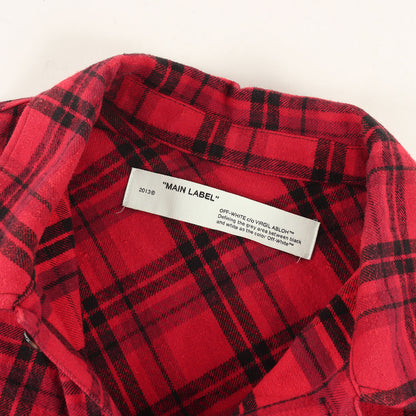 20AW パッチアロー オーバーサイズ チェック フランネルシャツ(ARROW PATCHED FLANNNEL CHECK OVERSIZED SHIRT)