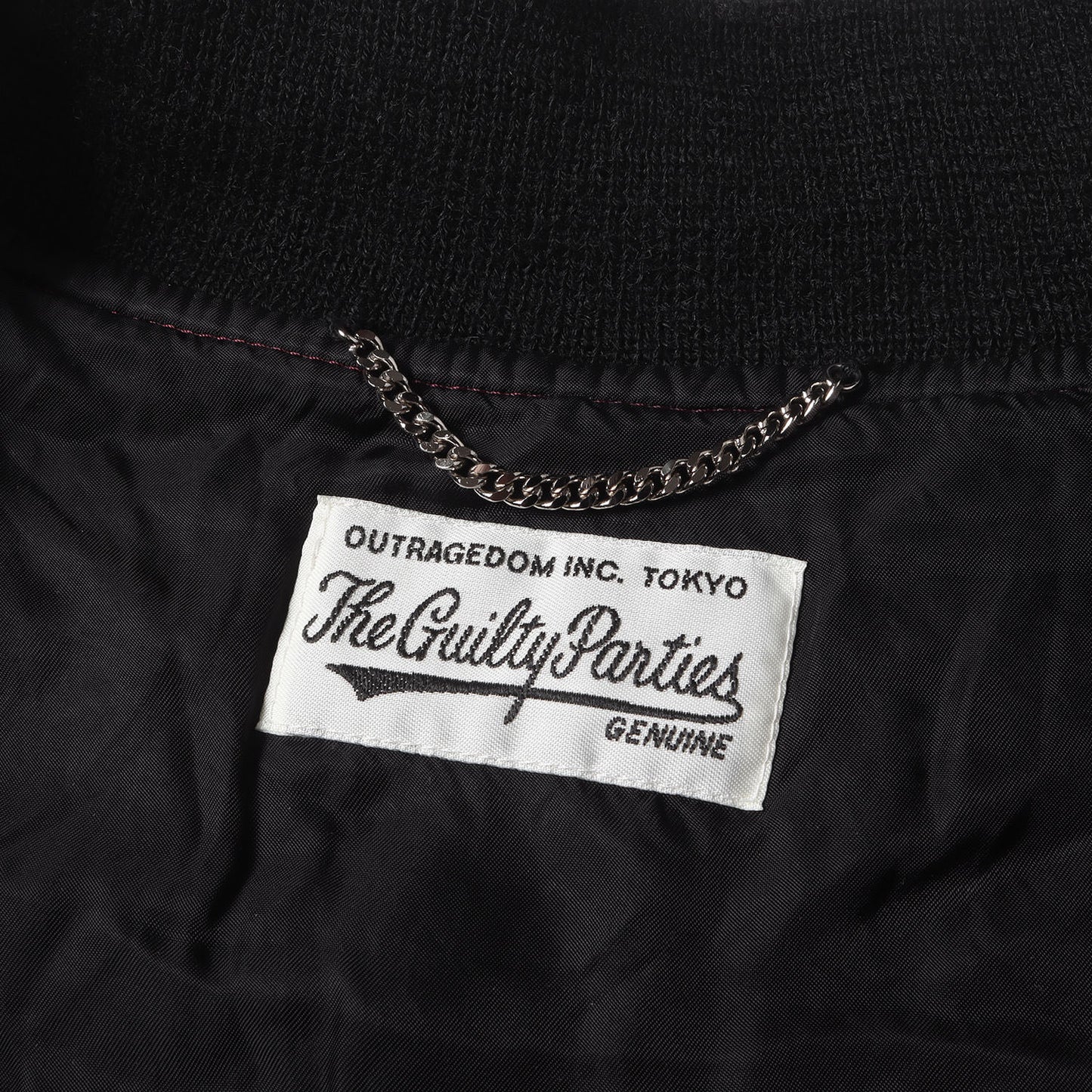 23SS 袖レザー メルトンウール スタジャン / バーシティ ジャケット(LEATHER VARSITY JACKET)