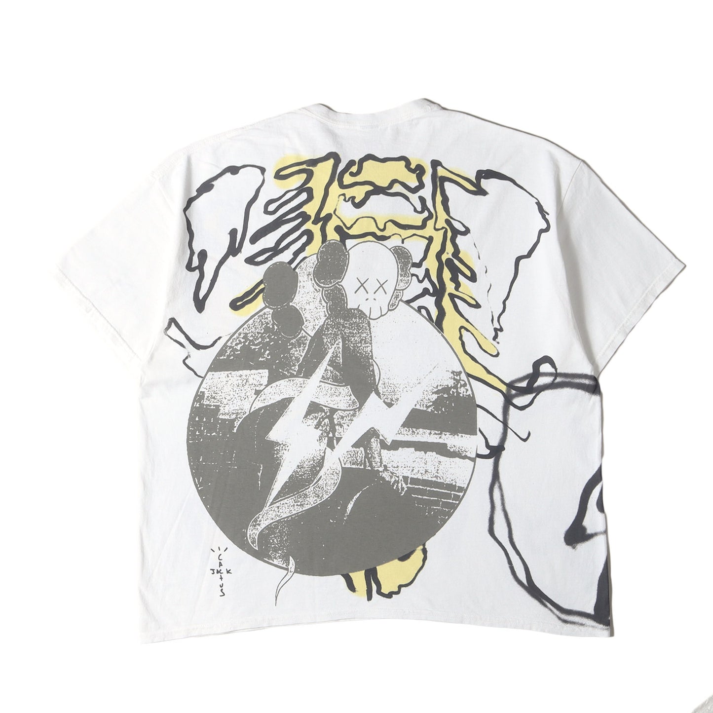 21SS ×fragment design ×KAWS Cactus Jack オーバーサイズ Tシャツ