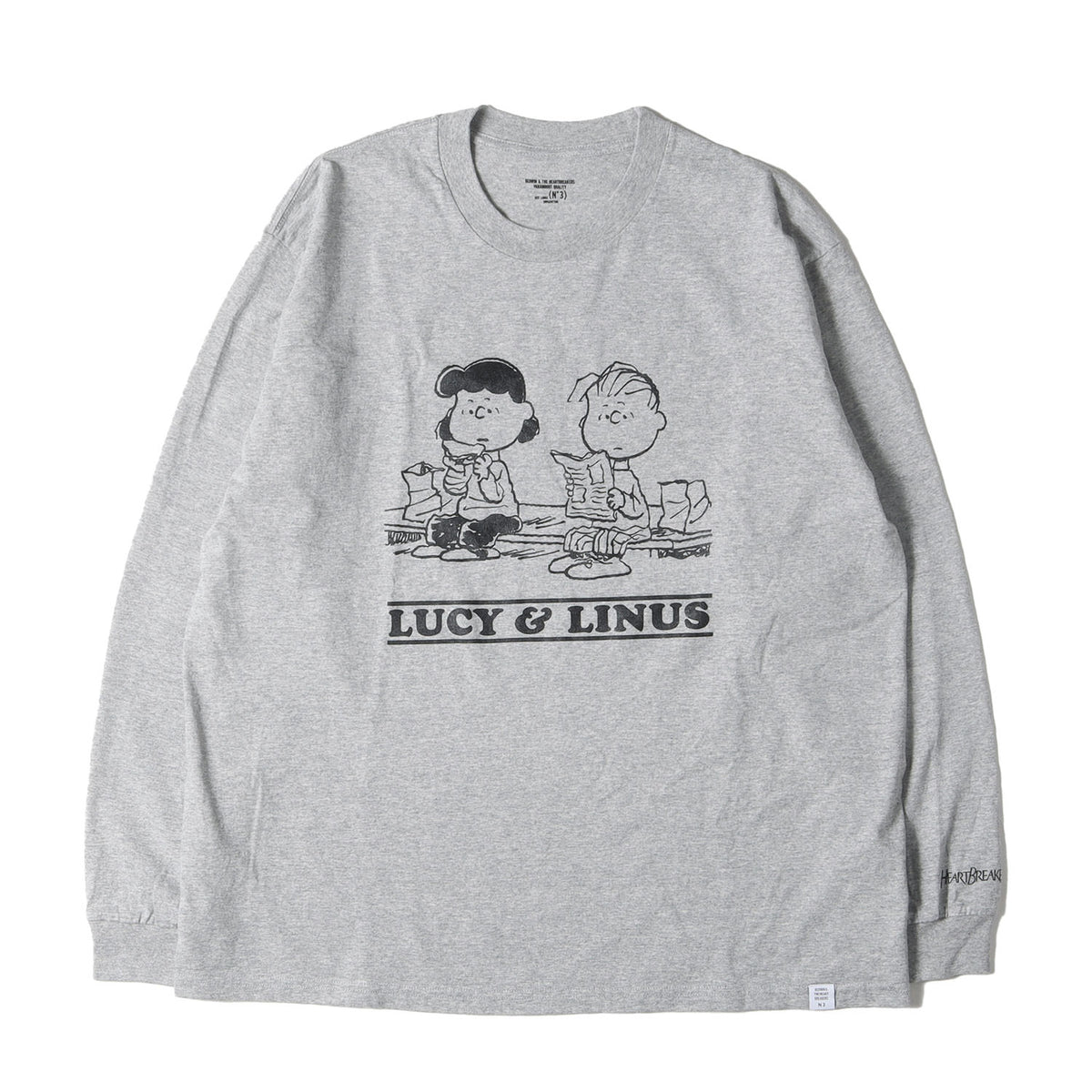 22SS ×PEANUT ルーシー&ライナス ロングスリーブ Tシャツ(L/S PRINT T "LUCIE & LINUS”)