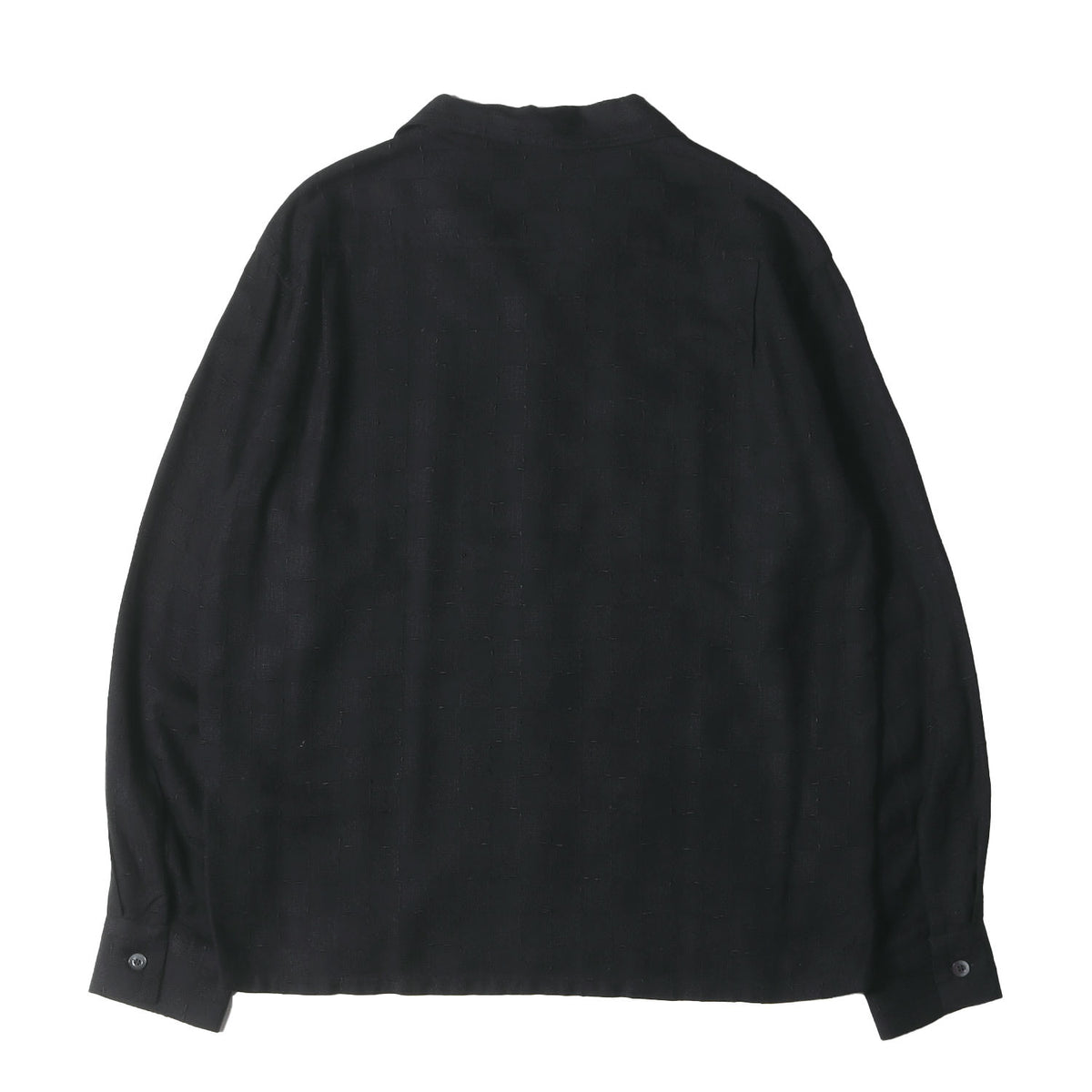 レーヨン チェッカー オープンカラー シャツ(T-RAYON SHT C)