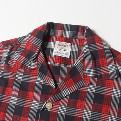 50s PENNEY'S TOWNCRAFT オープンカラー チェックシャツ