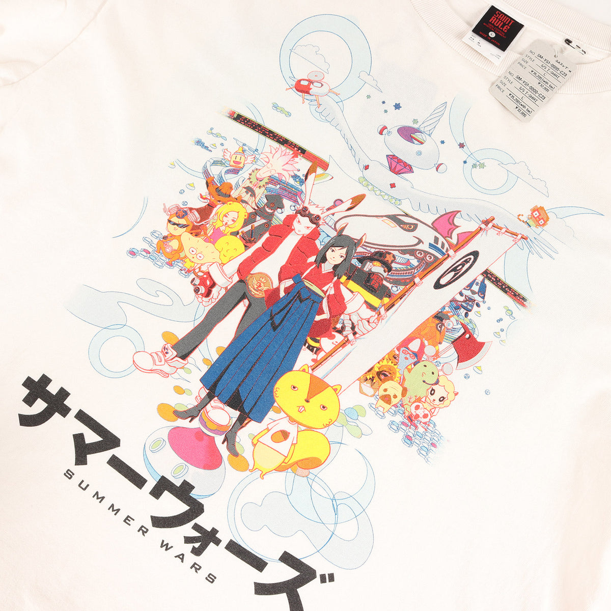 24AW ×サマーウォーズ ヴィンテージ加工 Tシャツ(SG_SS TEE / SUMMER WARS)