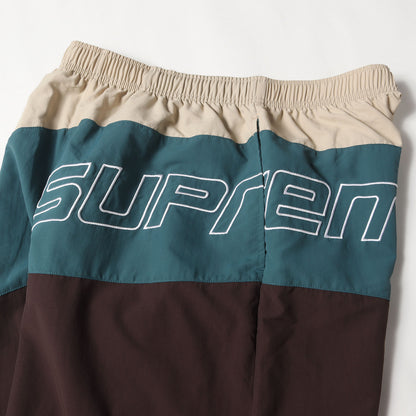 24SS ロゴ刺繍 3トーン ナイロン ショーツ(Curve Nylon Short)