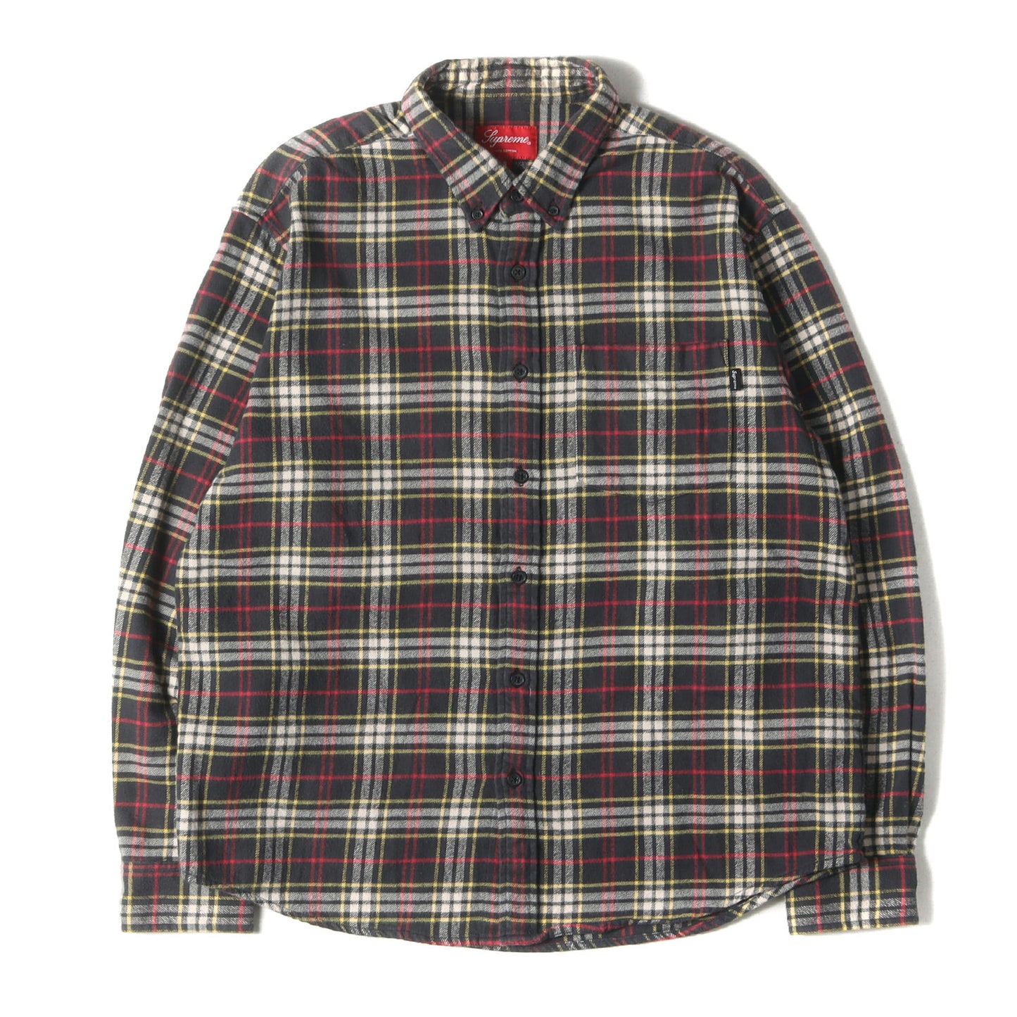 20AW タータンチェック ボタンダウン ネルシャツ(Tartan Flannel Shirt)