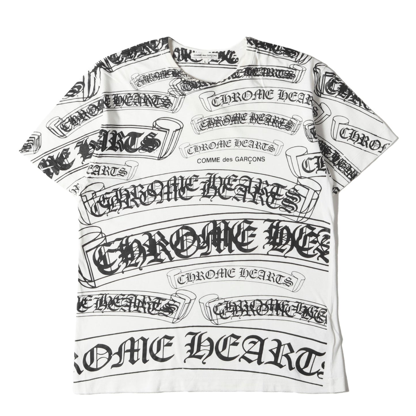 00s ×CHROME HEARTS オーバープリント Tシャツ