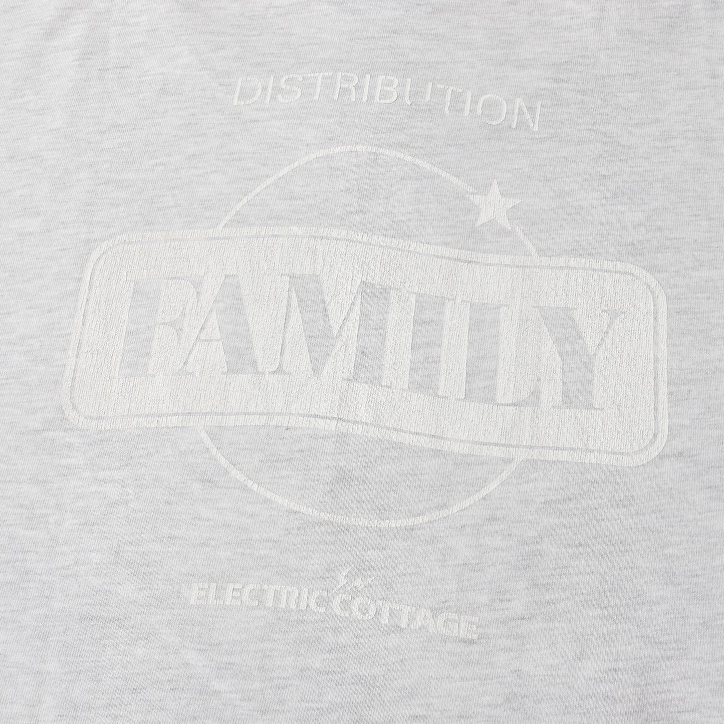 90s ×ELECTRIC COTTAGE 音符ロゴ クルーネック Tシャツ(1997年製 / Hanesボディ)