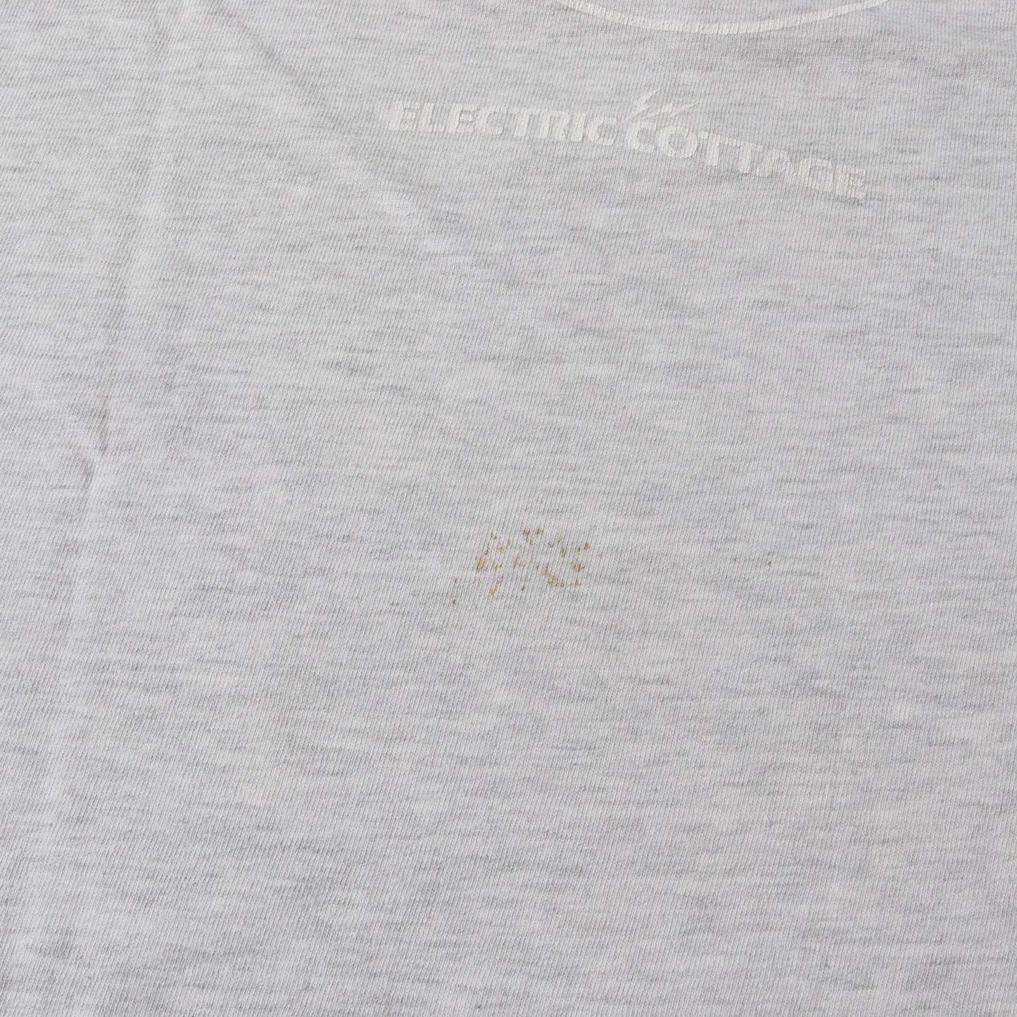 90s ×ELECTRIC COTTAGE 音符ロゴ クルーネック Tシャツ(1997年製 / Hanesボディ)