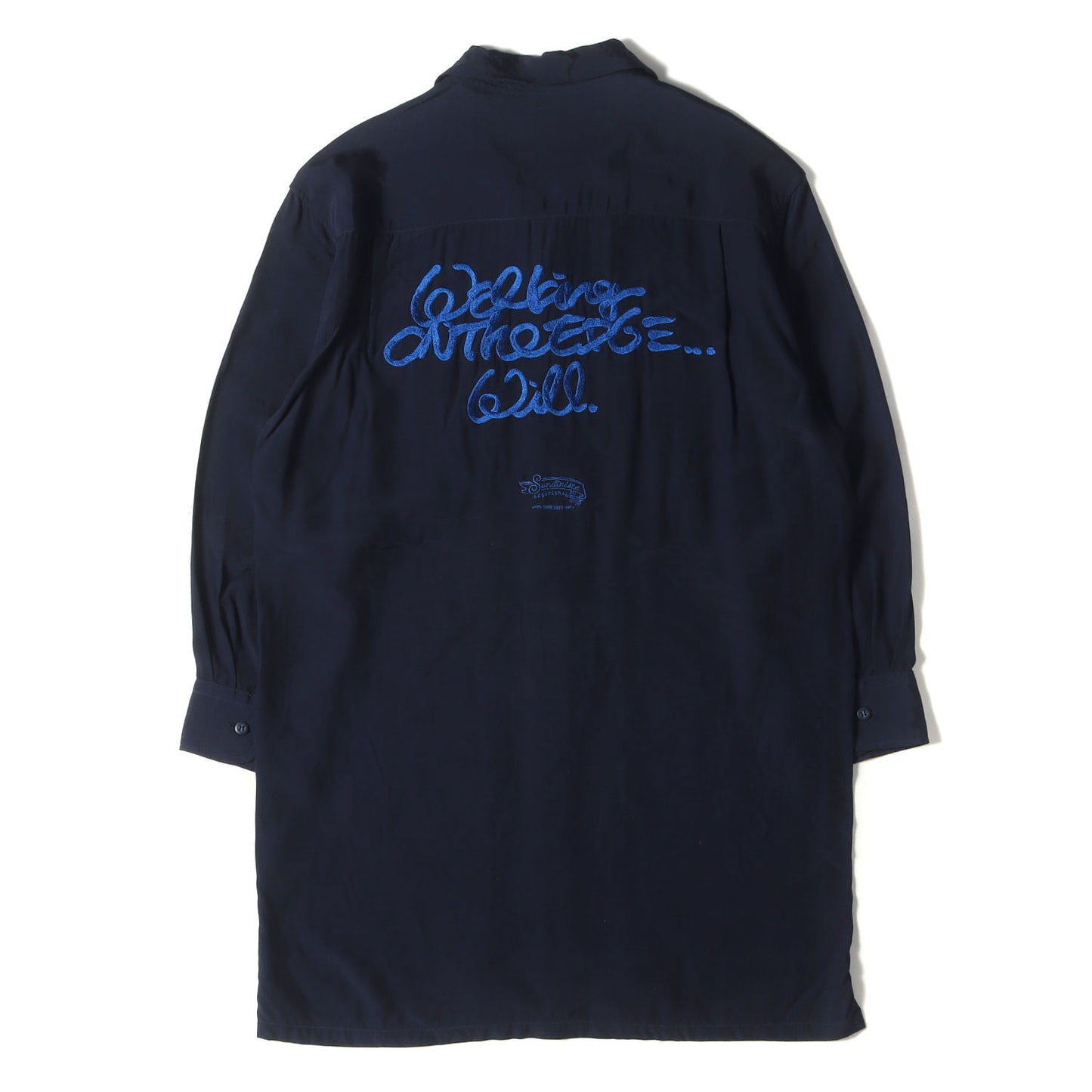 オープンカラー 7分袖 レーヨン ロングシャツ(W.O.T.E WILL -OPEN COLLAR LONG SHIRT)