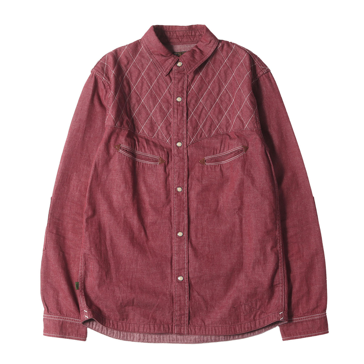 ヨークキルトステッチ デニム ウエスタンシャツ(QUILTING WESTERN SHIRTS)