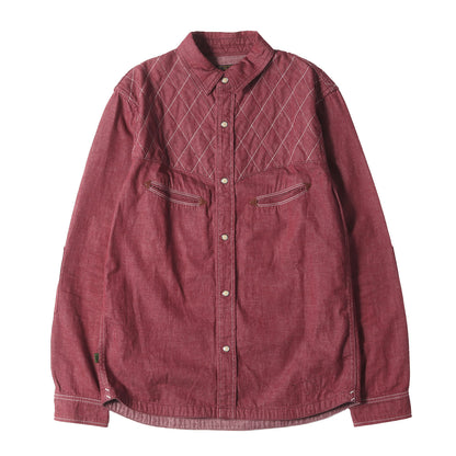 ヨークキルトステッチ デニム ウエスタンシャツ(QUILTING WESTERN SHIRTS)