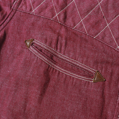 ヨークキルトステッチ デニム ウエスタンシャツ(QUILTING WESTERN SHIRTS)