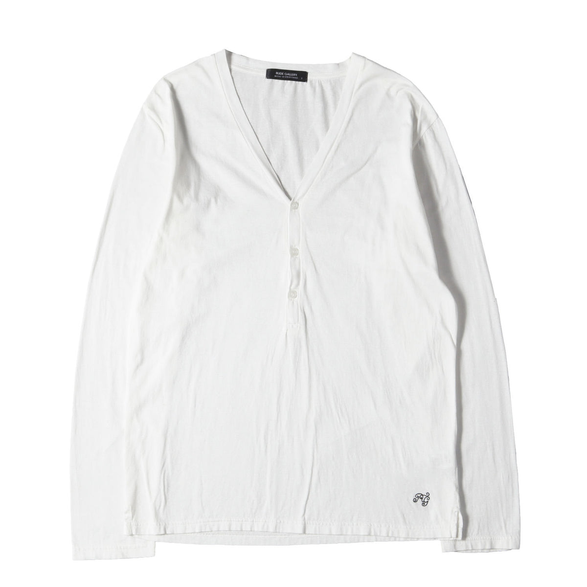 22AW ヘンリーネック ロングスリーブ Tシャツ(HENLEY NECK LONG SLEEVE)