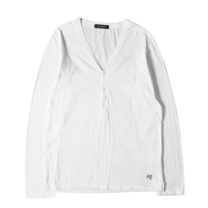 22AW ヘンリーネック ロングスリーブ Tシャツ(HENLEY NECK LONG SLEEVE)