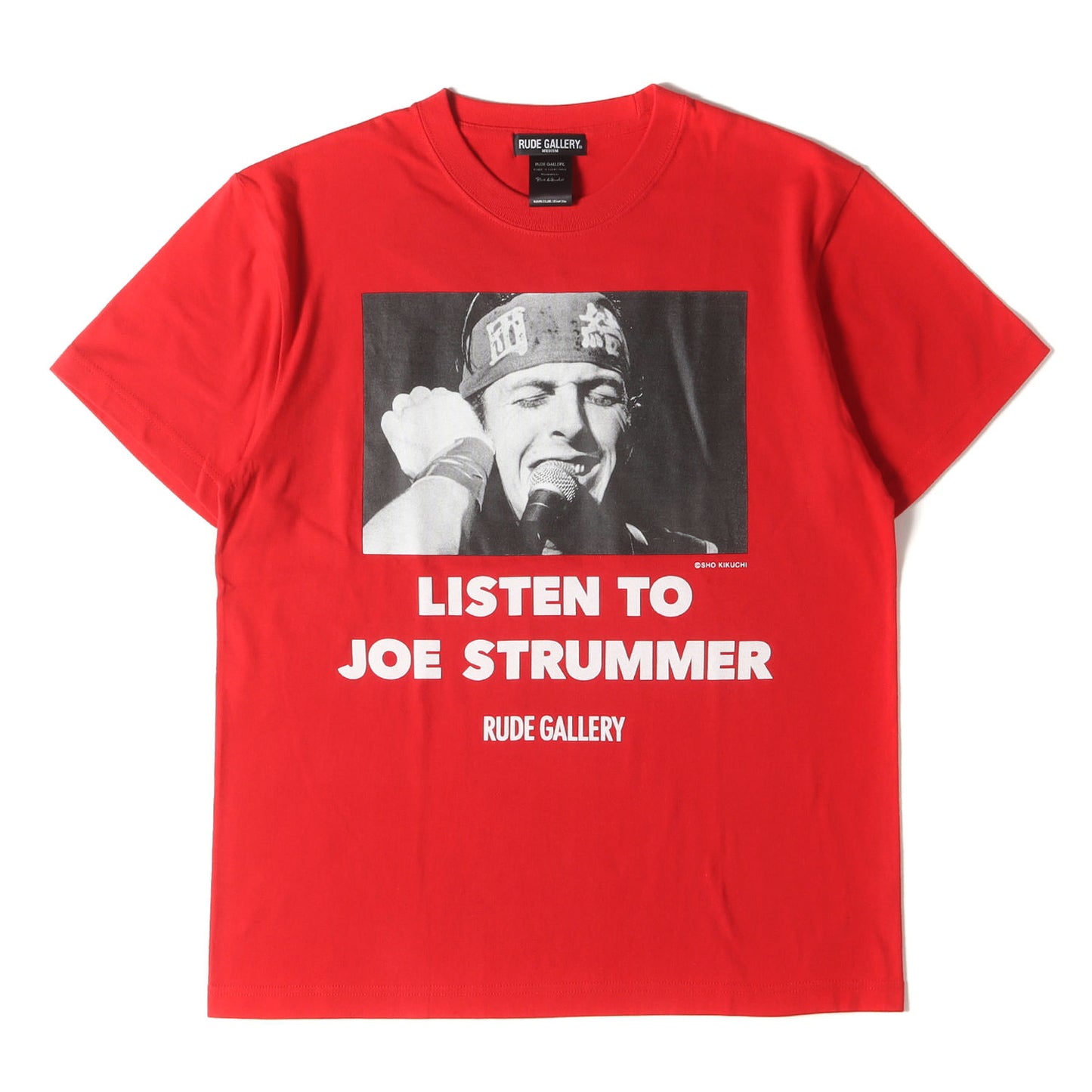 24SS ×菊地 昇 ジョー・ストラマー フォト Tシャツ(JOE STRUMMER 団結 TEE)