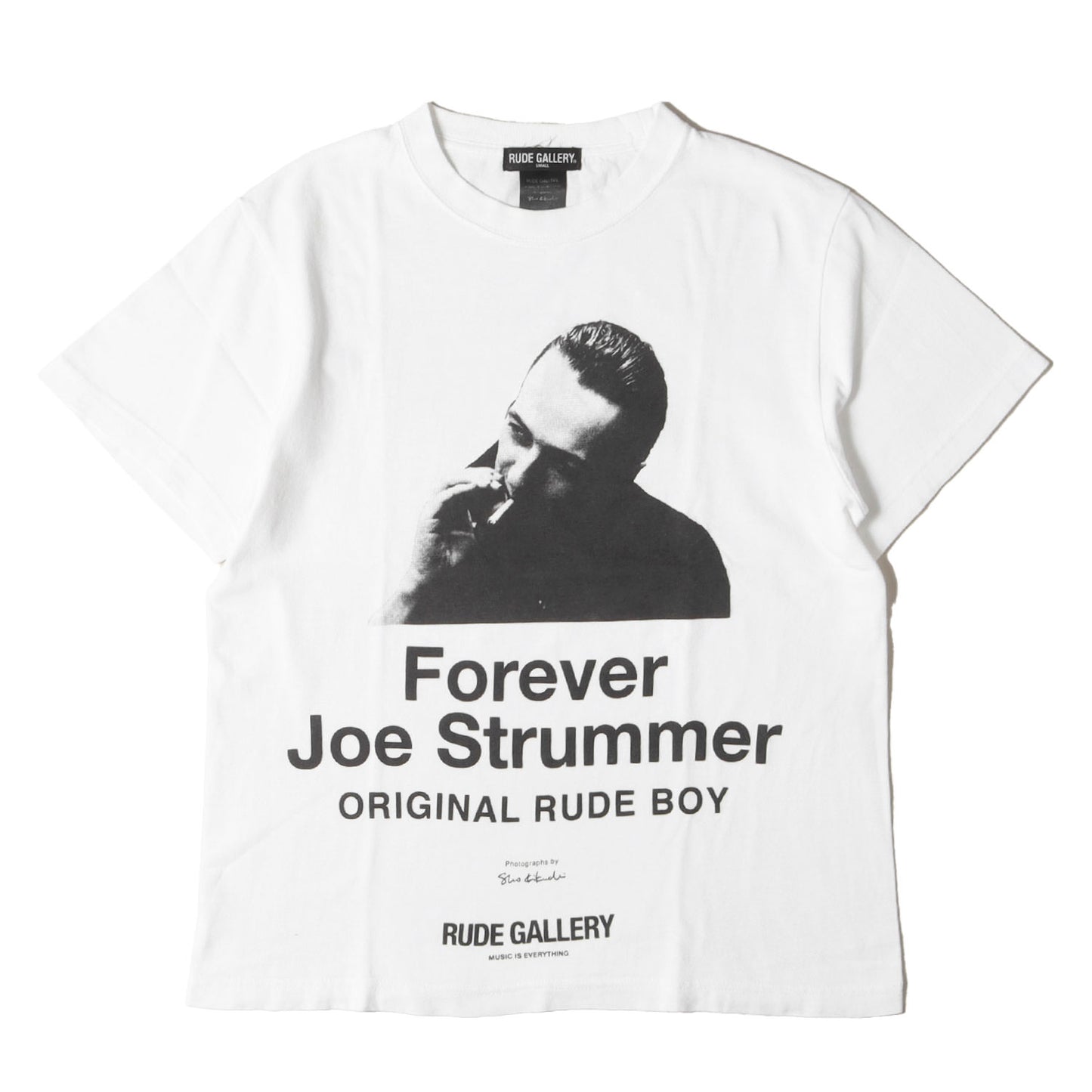 23SS ×菊地 昇 ジョー・ストラマー フォト Tシャツ(FOREVER JOE STRUMMER -T)