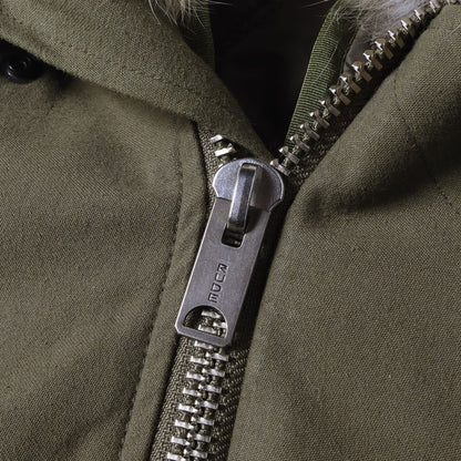 ライナー付き ラビットファーフード フィッシュテール モッズコート(RABBIT COAT)