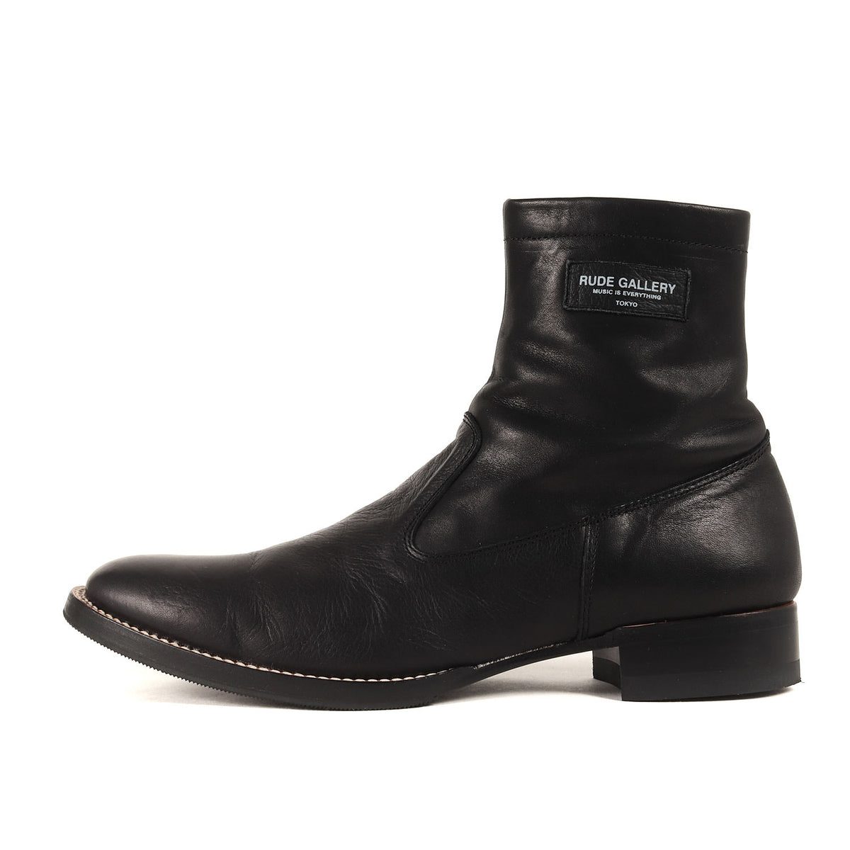 サイドジップ レザーブーツ (SIDE ZIP BOOTS)
