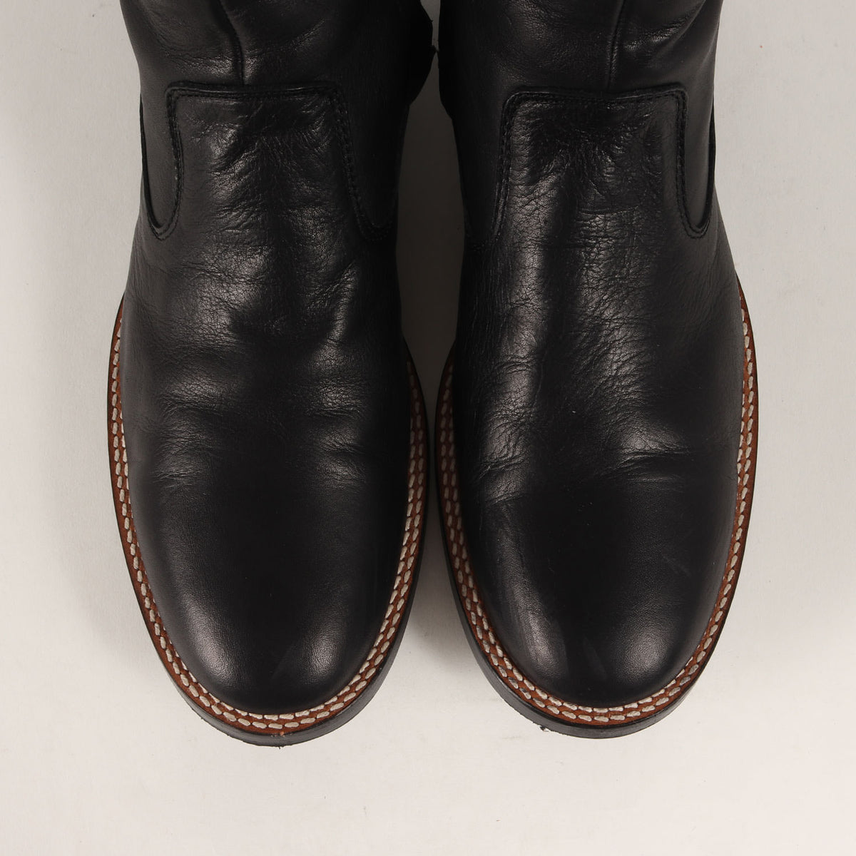 サイドジップ レザーブーツ (SIDE ZIP BOOTS)