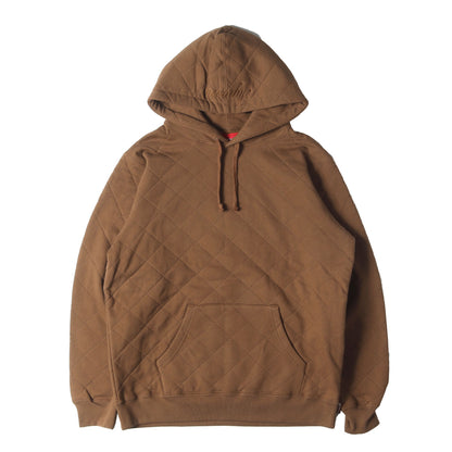 フードロゴ キルティング スウェット パーカー(Quilted Hooded Sweatshirt)
