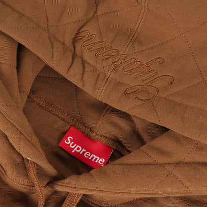 フードロゴ キルティング スウェット パーカー(Quilted Hooded Sweatshirt)