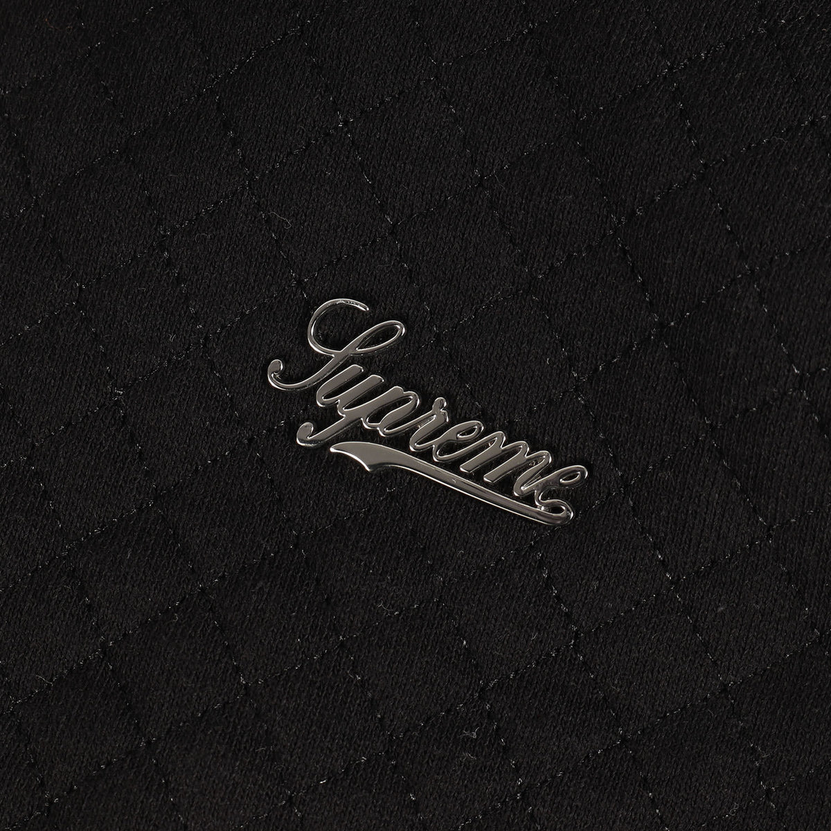 23SS ロゴプレート キルティング スウェット パーカー(Micro Quilted Hooded Sweatshirt)
