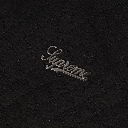 23SS ロゴプレート キルティング スウェット パーカー(Micro Quilted Hooded Sweatshirt)