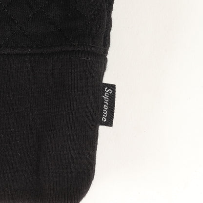 23SS ロゴプレート キルティング スウェット パーカー(Micro Quilted Hooded Sweatshirt)