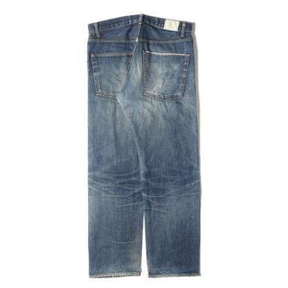 00s 布パッチ セルビッチ付きポケット デニムパンツ