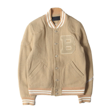 00s Bワッペン メルトンウール スタジャン