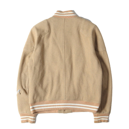 00s Bワッペン メルトンウール スタジャン