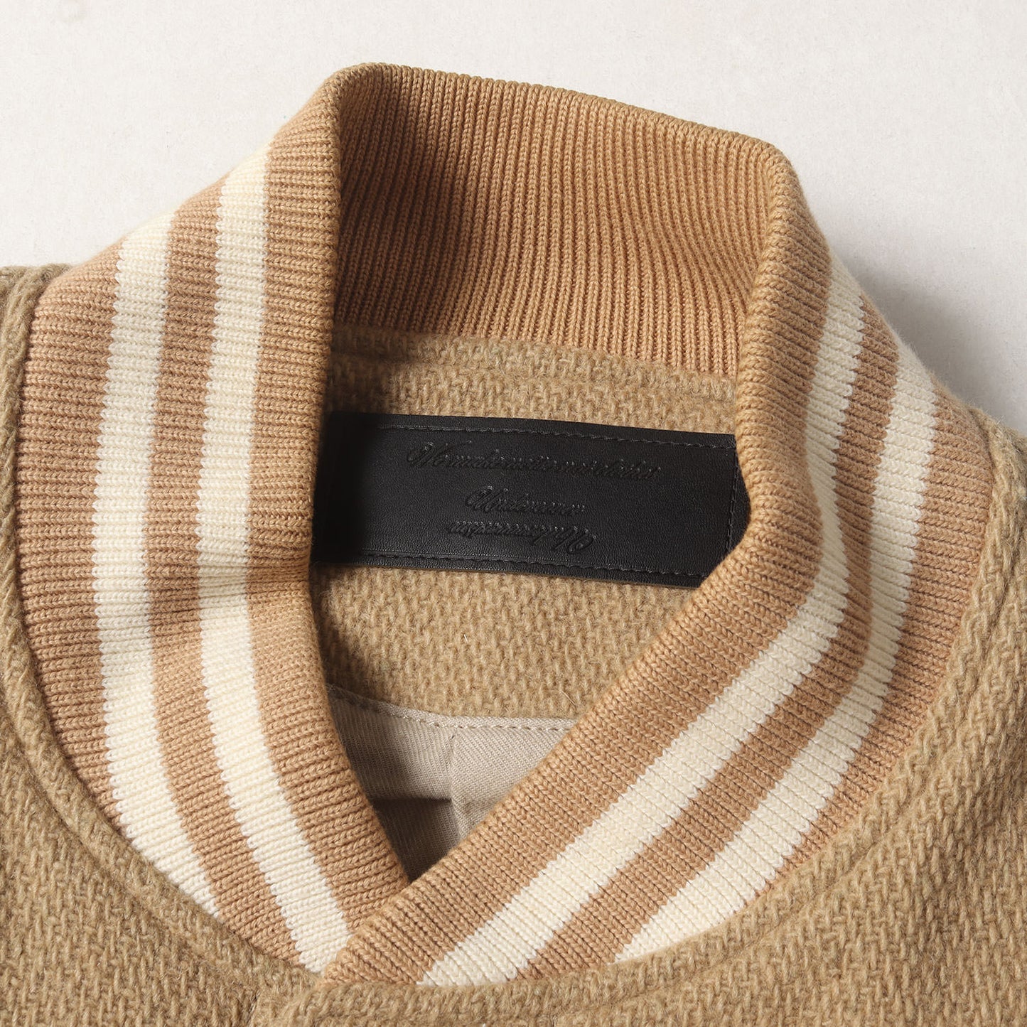 00s Bワッペン メルトンウール スタジャン