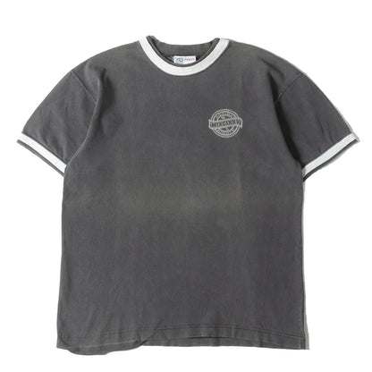 90s 二重リブ クルーネック ヘビー Tシャツ(CAMBERボディ)