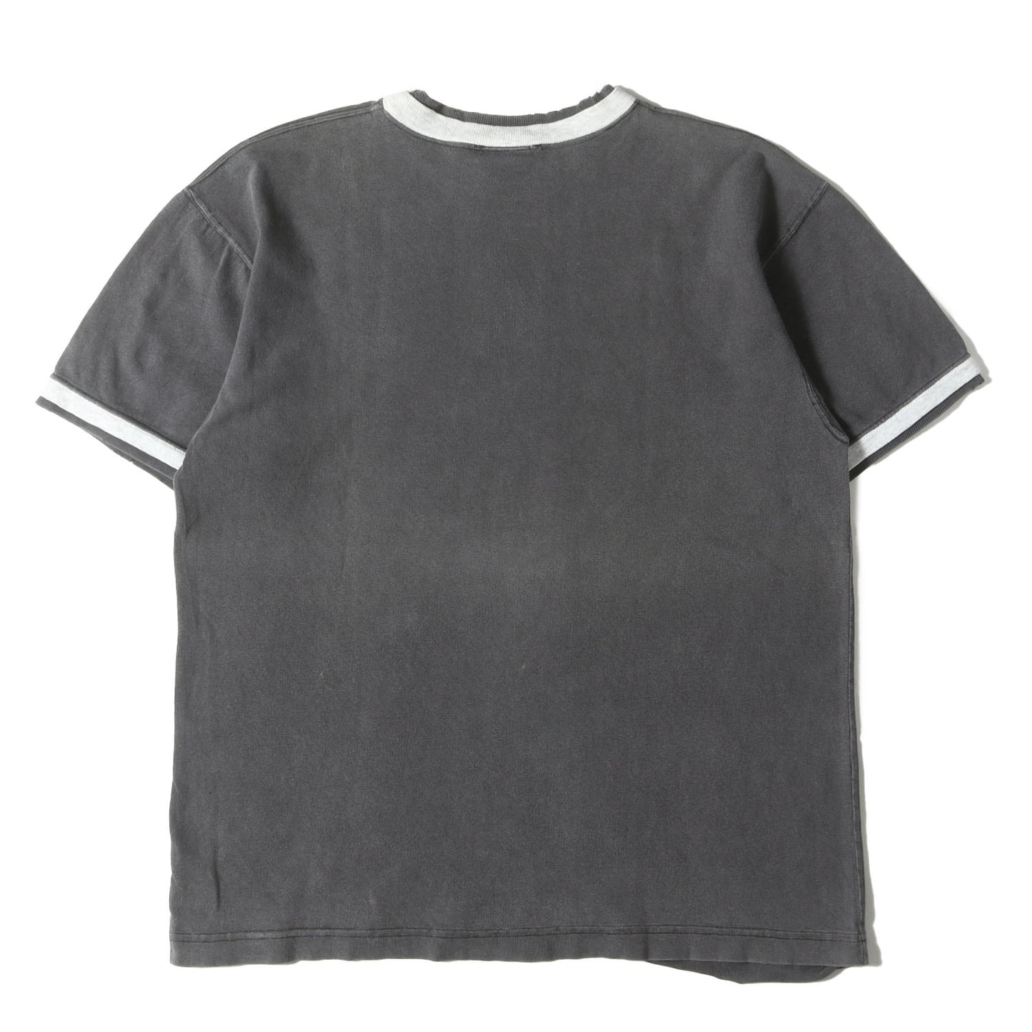 90s 二重リブ クルーネック ヘビー Tシャツ(CAMBERボディ)