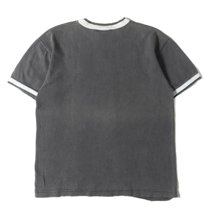 90s 二重リブ クルーネック ヘビー Tシャツ(CAMBERボディ)