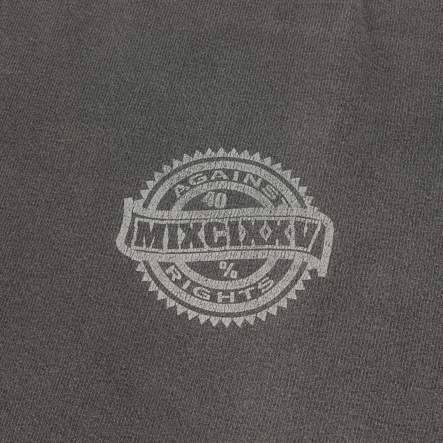 90s 二重リブ クルーネック ヘビー Tシャツ(CAMBERボディ)