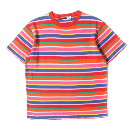 GOOD ENOUGH (グッドイナフ) 90s ×FINESSE マルチボーダー Tシャツ 