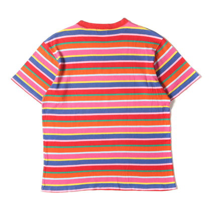 90s ×FINESSE マルチボーダー Tシャツ