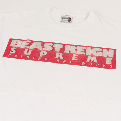 90s 初期 吹き出しタグ BEASTREIGN SUPREME Tシャツ(ONEITAボディ)