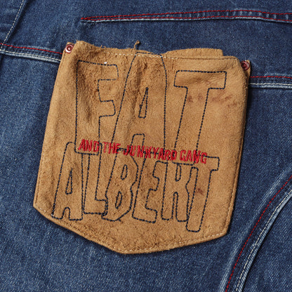 90s FUBU グラフィック刺繍 デニムジャケット