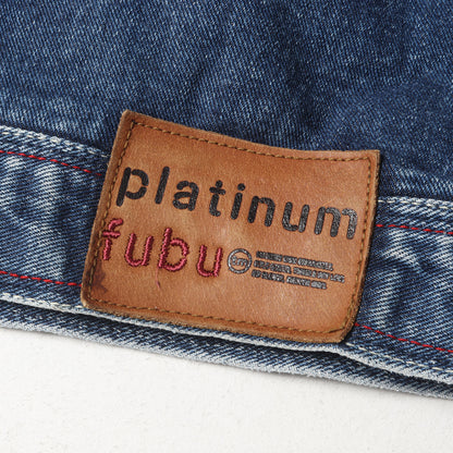 90s FUBU グラフィック刺繍 デニムジャケット