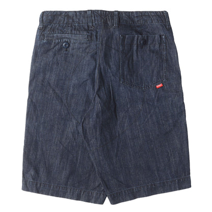 SSリンク刺繍 デニム ショーツ