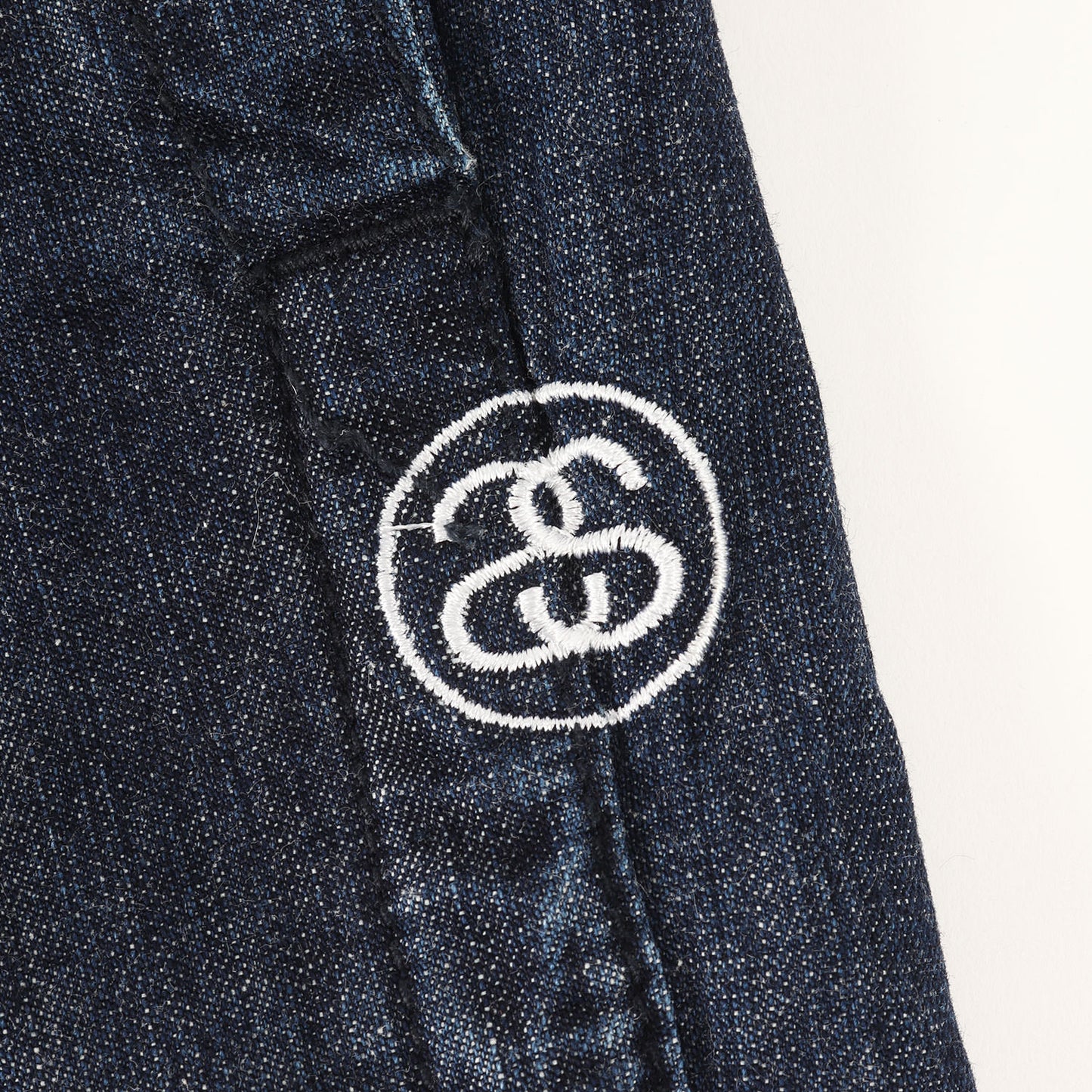 SSリンク刺繍 デニム ショーツ