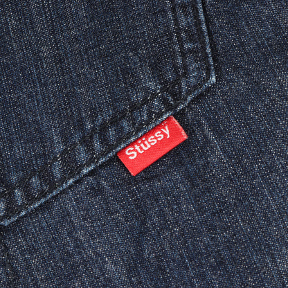 SSリンク刺繍 デニム ショーツ