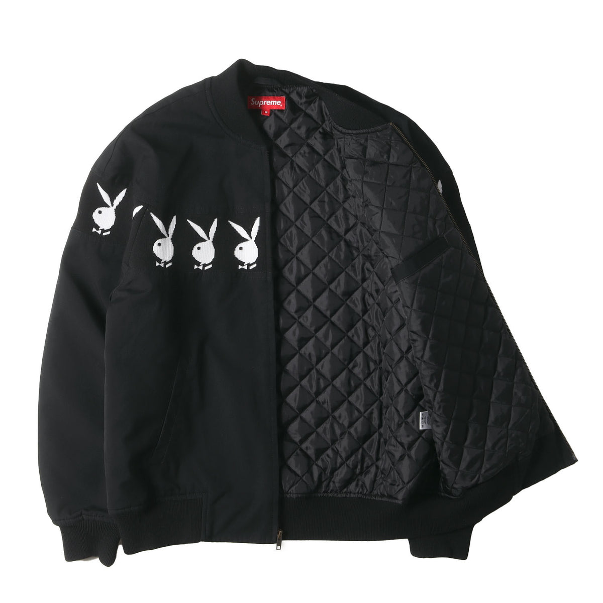×PLAYBOY カップショルダー 裏地キルティング クルージャケット(Crew Jacket)